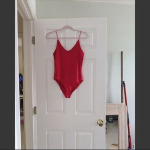 Gaze Red Bodysuit